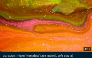 Piano Nostalgia Joe Isaichi-Jefs play, Carpentras 30June2021