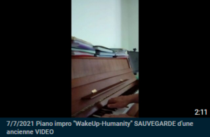 Wake Up Humanity, Jefs creation (piano) 7/7/2021