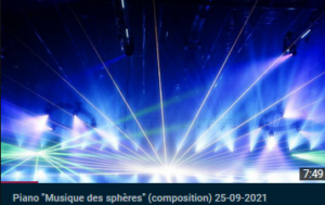 Musique des sphères création piano Jef Carpentras 25/9/2021
