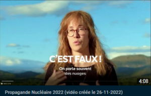 Propagande Nucléaire 2022 Vidéo Jef WakeUp 26Nov2022